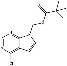 (4-klor-7H-pyrrolo[2,3-d]pyrimidin-7-yl)metylpivalat