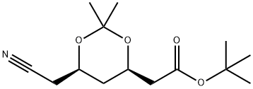 (4R,6R)-tert-butyyli-6-syaanimetyyli-2,2-dimetyyli-1,3-dioksaani-4-asetaatti