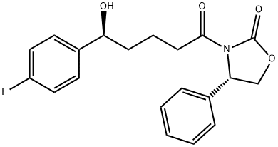 (4S)-3-[(5R)-5-(4-FLUOROPHENYL)-5-HYDROXYPENTANOYL]-4-PHENYL-1,3-OXAZOLIDIN-2-ONE