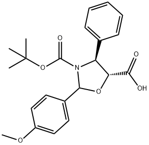 (4S,5R)-3-tert-butoxycarbony-2-(4-anisy)-4-phenyl-5-oxazolidinecarboxylic acid