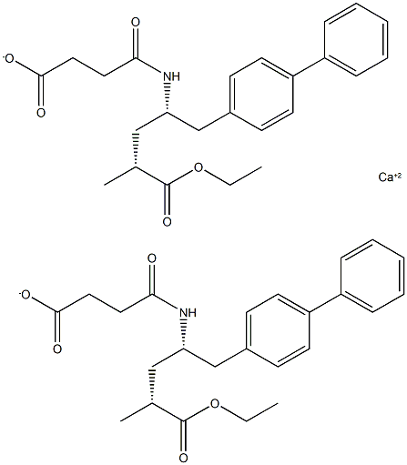 (alphaR,gammaS)-gamma-[(3-karboksi-1-bifenyyli]-4-pentaanihappo-4-etyyliesterioksopropyyli)amino]-alfa-metyyli-[1,1'-kalsiumsuola