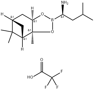 (аР,3аС,4С,6С,7аР)-хексахидро-3а,8,8-триметил-алфа-(2-метилпропил)-4,6-метано-1,3,2-бензодиоксаборол-2-метанамин 2,2 ,2-трифлуороацетат