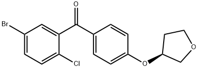 (S)-(5-бромо-2-хлорфеніл)(4-(тетрагідрофуран-3-ілокси)феніл)метанон