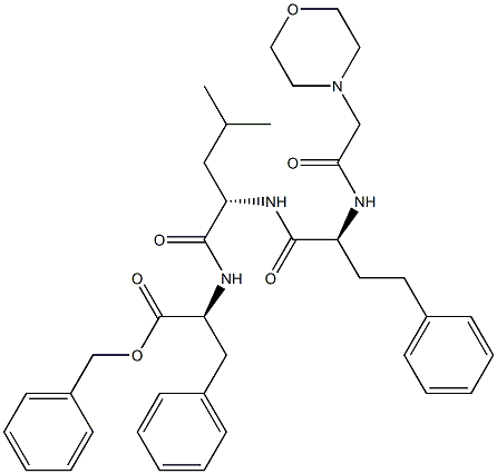 (S)-benzyl 2-((S)-4-methyl-2-((S)-2-(2-morpho lino acetamido)-4-phenylbutanamido)pentanamido)-3-phenylpropanoate