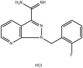 1-(2-fluoro-benzyl)-1h-pyrazolo[3,4-b]pyridine-3-carboxamidine hydrochloride