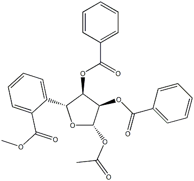 1-acetil-2,3,5-tribenzamid-D-ribóz