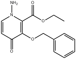 1-Amino-3-benzyloxy-4-oxo-1,4-dihydropyridine-2-carboxylic acid ethyl ester