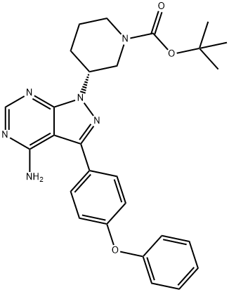 1-Piperidinecarboxylic acid, 3-[4-aMino-3-(4-phenoxyphenyl)-1H-pyrazolo[3,4-d]pyriMidin-1-yl]-, 1,1-diMethylethyl ester, (3R)