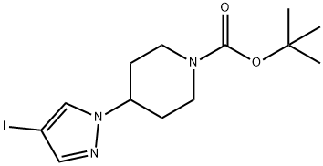 1-Piperidinecarboxylic acid, 4-(4-iodo-1H-pyrazol-1-yl)-, 1,1-dimethylethyl ester
