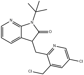 1-(tert-butyl)-3-((5-chloro-3-(chloromethyl)pyridin-2-yl)methyl)-1,3-dihydro-2H-pyrrolo[2,3-b]pyridin-2-one