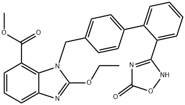 1H-BenziMidazole-7-carboxylic acid, 1-[[2'-(2,5-dihydro-5-oxo-1,2,4-oxadiazol-3-yl)[1,1'-biphenyl]-4-yl]Methyl] -2-ethoxy-, Methyl ester