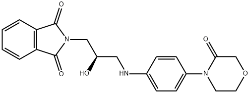 1H-ISOINDOLE-1,3(2H)-DIONE, 2-[(2R)-2-HYDROXY-3-[[4-(3-OXO-4-MORPHOLINYL)PHENYL]AMINO]PROPYL]-
