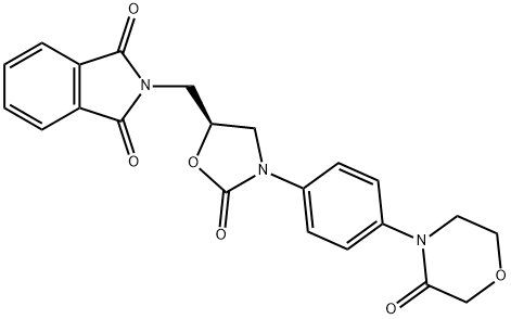 1h-isoindol-1,3(2h)-dion, 2-[[(5s)-2-okso-3-[4-(3-okso-4-morfolinyl)fenyl]-5-oksazolidinyl]metyl]-