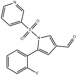 1Н-пірол-3-карбоксальдегід, 5-(2-фторфеніл)-1-(3-піридинілсульфоніл)-
