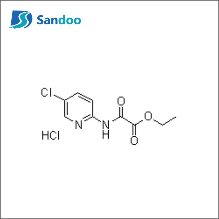 2-[(5-klooripyridin-2-yyli)amino]-2-oksoetikkahapon etyyliesterimonohydrokloridi