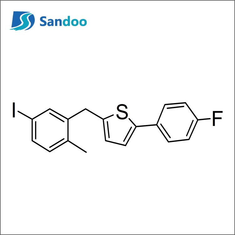 2-(4-فلوروفینیل) -5-[(5-Iodo-2-Methylphenyl)Methyl]Thiophene