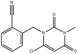 2-[(6-klor-3,4-dihydro-3-metyl-2,4-diokso-1(2h)-pyrimidinyl)metyl]benzonitril