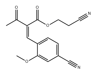 2-cyanoethyl 2-(4-cyano-2-methoxybenzylidene)-3-oxobutanoate