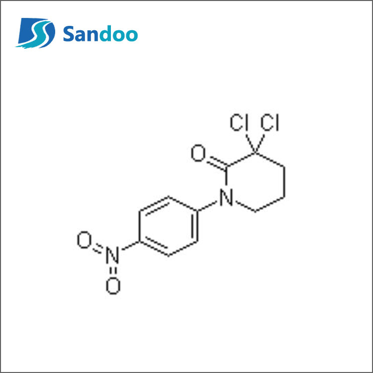 3,3-Dichlor-l-(4-nitrofenyl)-2-piperidinon