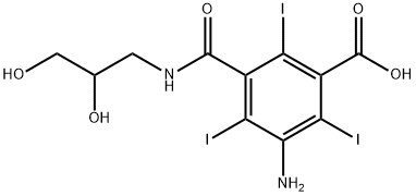 3-آمینو-5-[[(2،3-دی هیدروکسی پروپیل)آمینو]کربونیل]-2،4،6-تری یدوبنزوئیک اسید