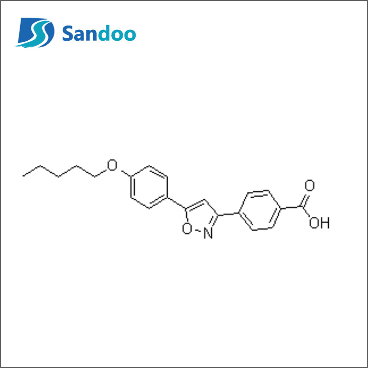 4-[5-(4-Pentyloxyphenyl)isoxazol-3-yl]Asam Benzoat