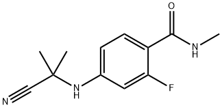 4-(2-CYANOPROPAN-2-YLAMINO)-2-FLUORO-N-METHYLBENZAMIDE
