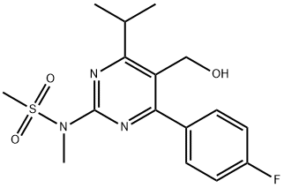 4-(4-fluorifenyyli)-6-isopropyyli-2-[(N-metyyli-n-metyylisulfonyyli)amino]pyrimidin-5-yylimetanoli