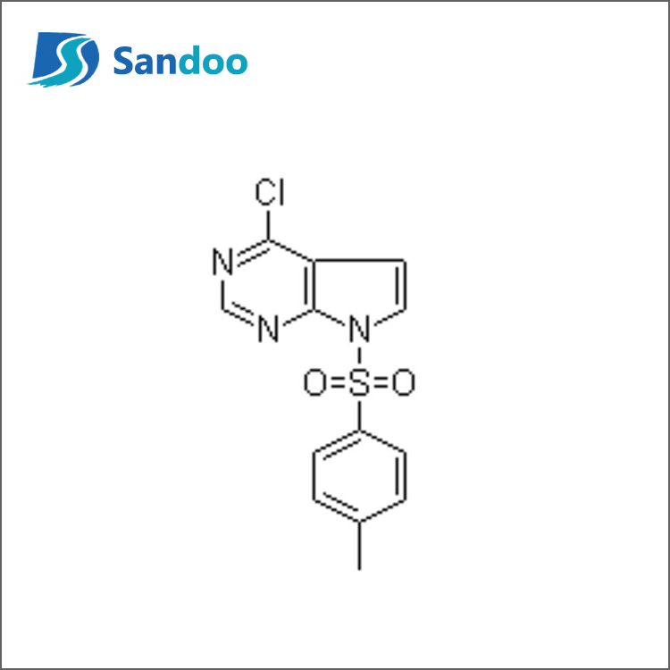 4-kloori-7-tosyyli-7H-pyrrolo[2,3-d]pyrimidiini