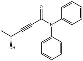 4-Hydroxy-N,N-diphenyl-(4R)-2-pentinamid