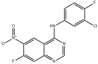 4-kinazolinamin, N-(3-klor-4-fluorfenyl)-7-fluor-6-nitro-