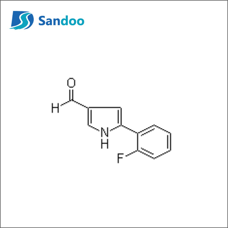 5-(2-fluorofenil)-1H-pirrol-3-carboxaldehído