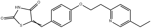 5-{4-[2-(5-Ethyl-2-pyridinyl)ethoxyl]benzyldene}-2,4-thiazolidinedione