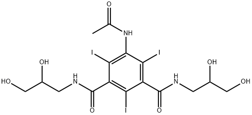 5-(استامیدو)-N,N'-bis(2,3-دی هیدروکسی پروپیل)-2,4,6-تری ید-1,3-بنزندی کربوکسامید