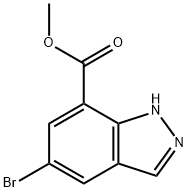5-BROMO-7-INDAZOLECARBOXYLIC ACID METHYL ESTER