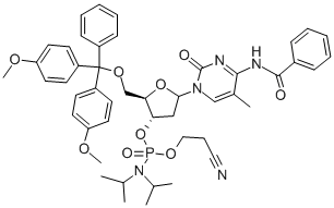 5'-O-(4,4'-DIMETHOXYTRITYL)-5-METHYL-N4-BENZOYL-2'-DEOXYCYTIDINE-3'-(2-CYANOETHYL-N,N-DIISOPROPYL)PHOSPHORAMIDIT