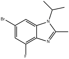 6-برومو-4-فلوئورو-1-ایزوپروپیل-2-متیل-1H-بنزو[d]ایمیدازول