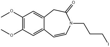 7،8-دی متوکسی-3-(3-یدوپروپیل)-1،3-دی هیدرو-2H-3-بنزازپین-2-ون