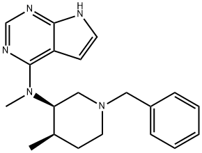 7H-Pyrrolo[2,3-d]pyriMidin-4-aMine, N-Methyl-N-[(3R,4R)-4-Methyl-1-(phenylMethyl)-3-piperidinyl]