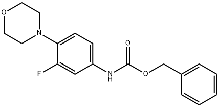 بنزیل استر 3 - فلورو - 4 - مورفولین - 4 - ایل فنیل) اسید کاربامیک