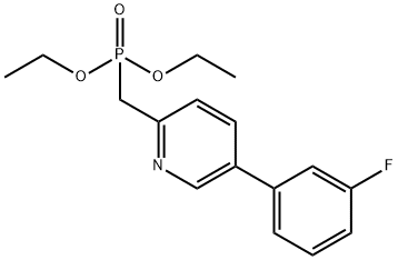 Diethyl ((5-(3-fluorophenyl)pyridin-2-yl)methyl)phosphonate
