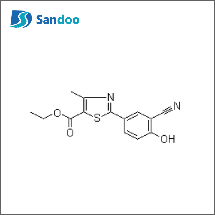 2-(3-ciano-4-hidroxifenil)-4-metil-1,3-tiazol-5-carboxilato de etilo