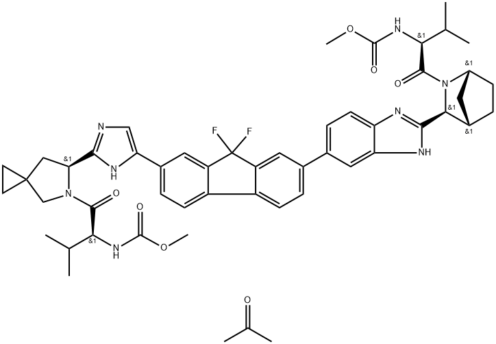 Ledipasvir aceton