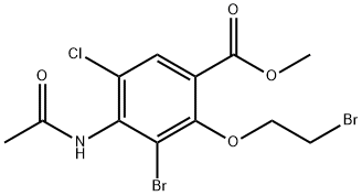 Methyl 4-(acetylaMino)-3-broMo-2-(2-broMoethoxy)-5-chlorobenzoate