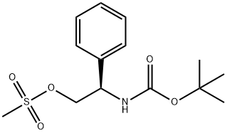 N-[(1R)-2-[(Methylsulfonyl)oxy]-1-phenylethyl]carbamic acid 1,1-dimethylethyl ester
