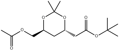 tert-butyyli-(4R-cis)-6-[(asetyylioksi)metyyli]-2,2-dimetyyli-1,3-dioksaani-4-asetaatti