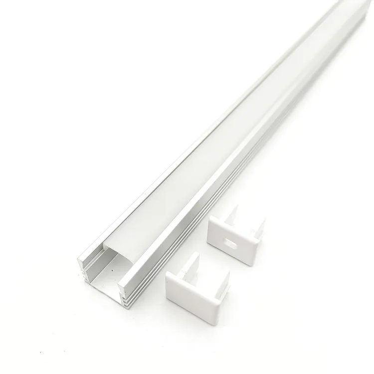 16*12 mm LED-aluminiumprofiler för LED-remsor upp till 10 mm breda