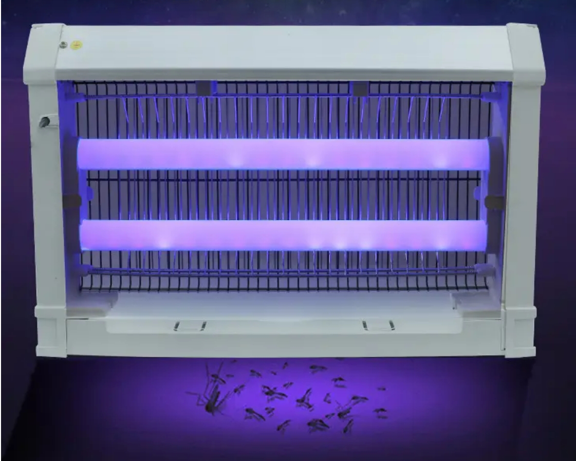Is the purple light of LED mosquito killer lamp harmful