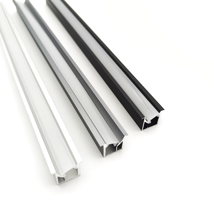 LED Aluminum Profiles for LED Cabinet Lights with 45 Degree