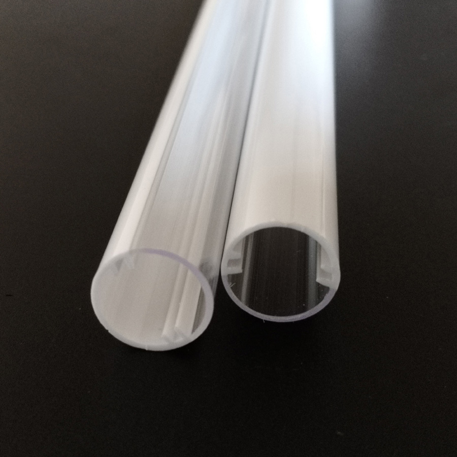 Diffusore LED in plastica per alloggiamento tubo T5 T8 T10