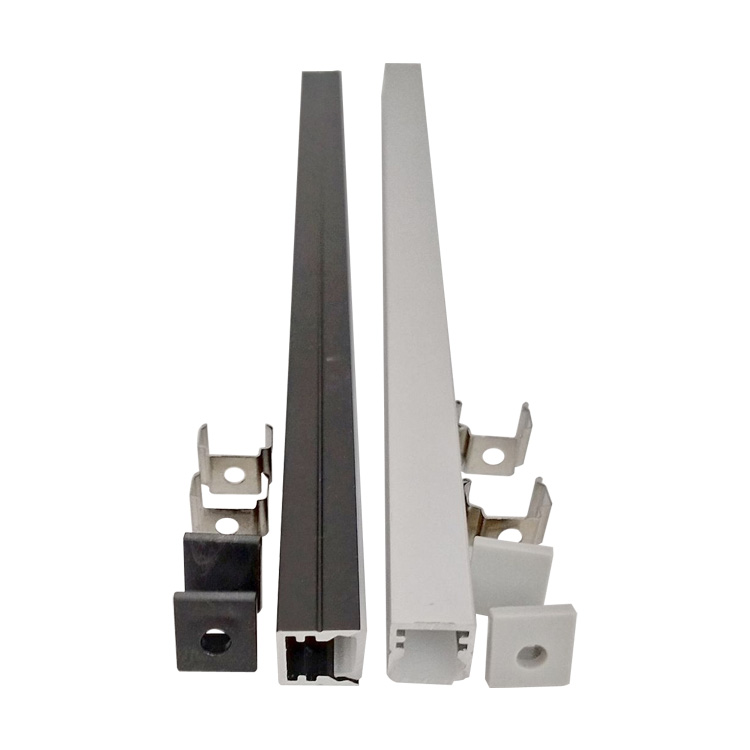 LED Surface Mounted Aluminum Profiles for LED Strips up to 8mm Wide